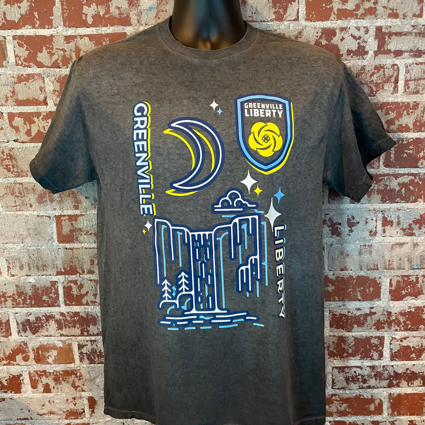 Liberty Neon Waterfall Oil Wash Tee