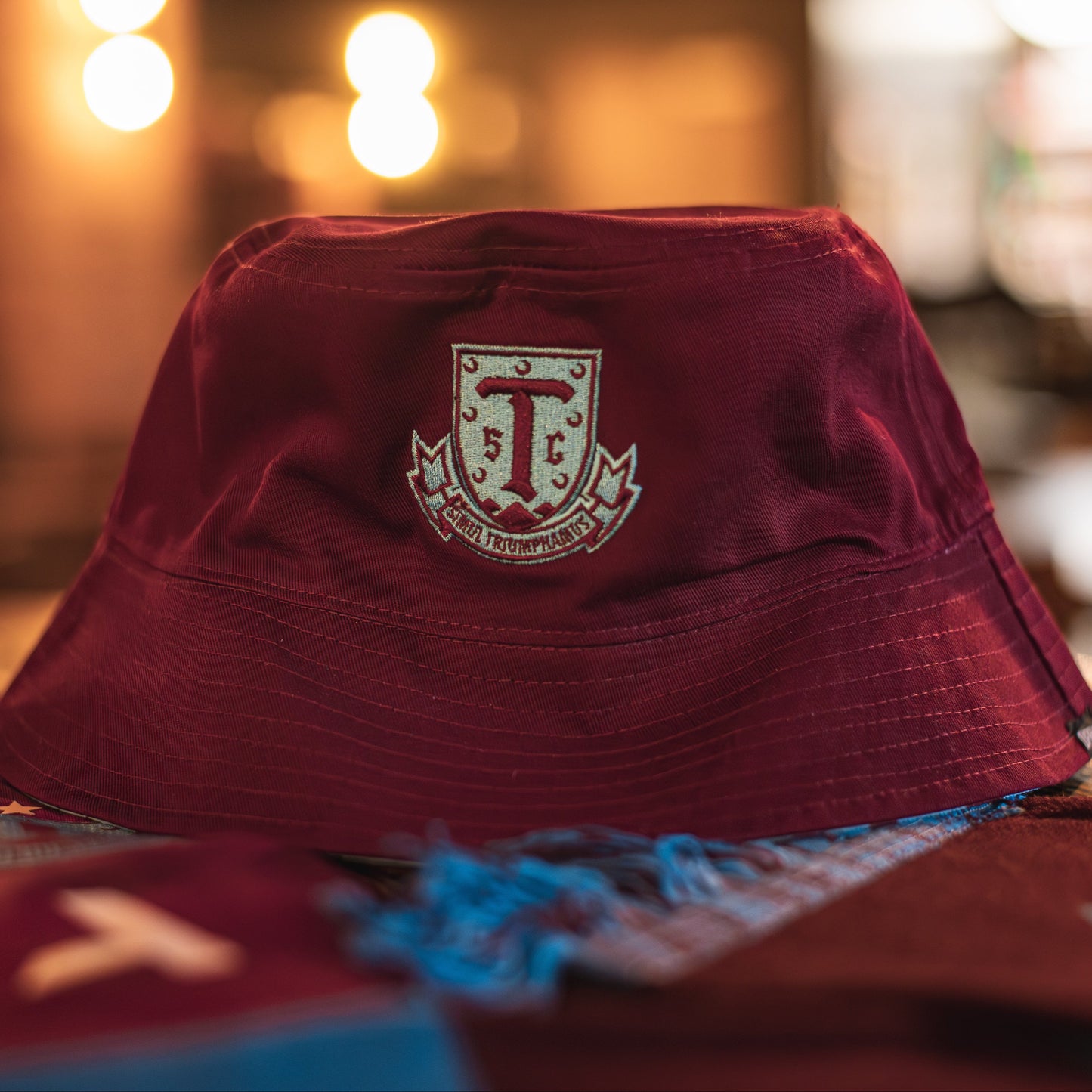 Reversible Triumph Classic Crest Bucket Hat