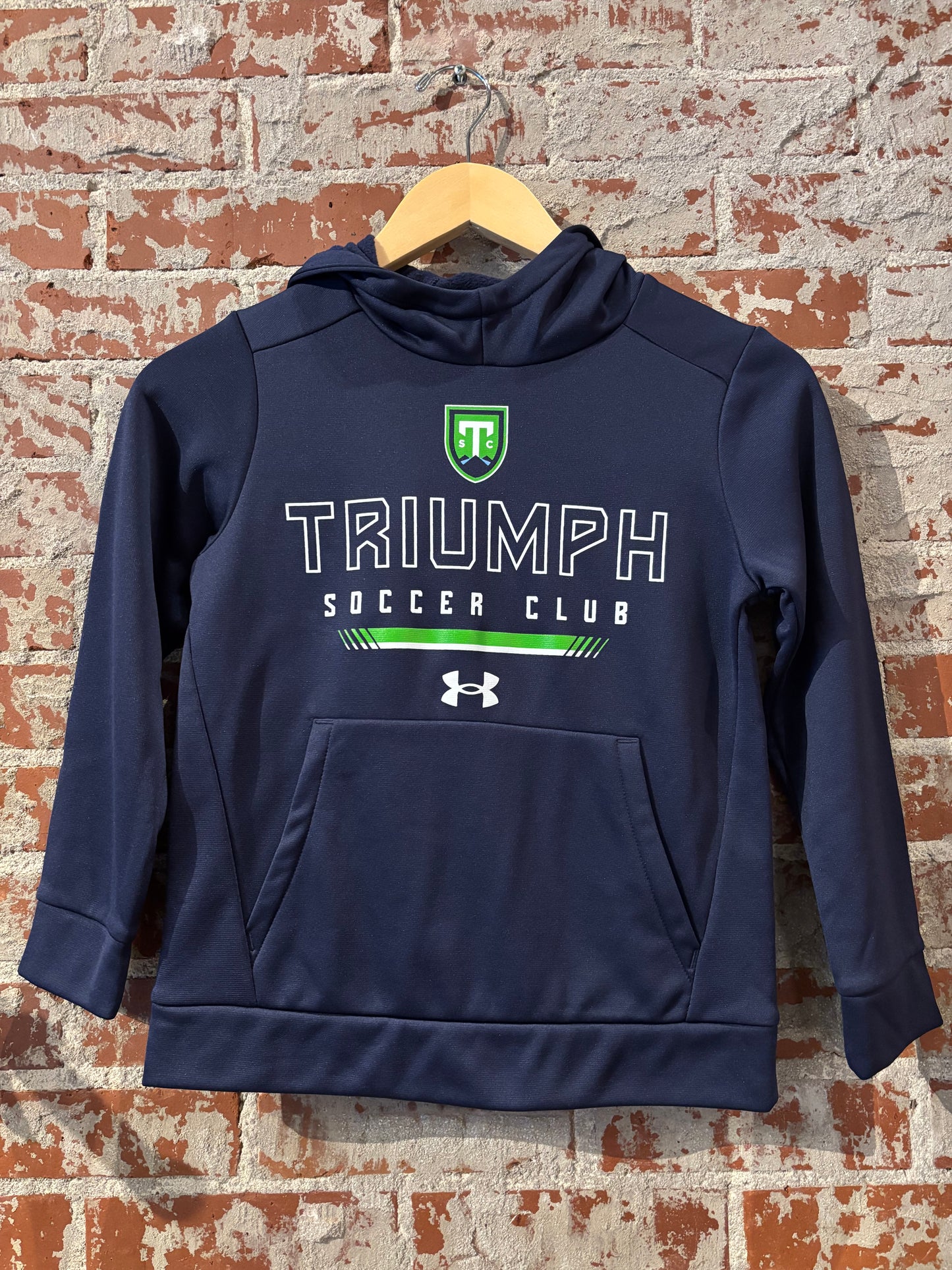 Triumph Navy Youth Armour Fleece Hoodie