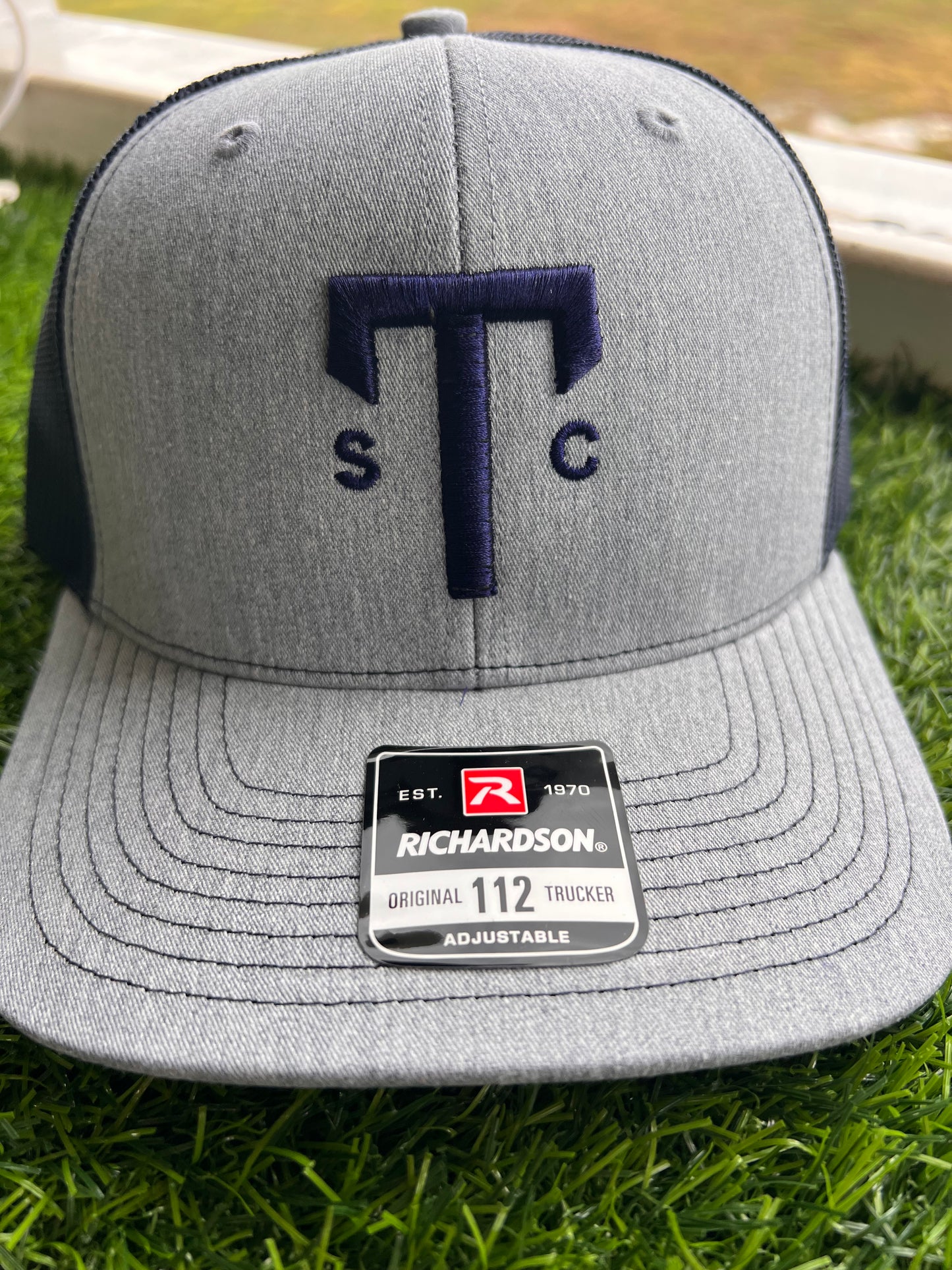 Triumph sTc Hat - Grey/Navy Trucker