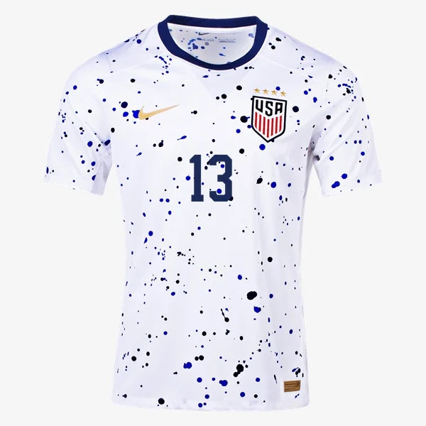 2023 USWNT Alex Morgan Replica Home Jersey, Adult