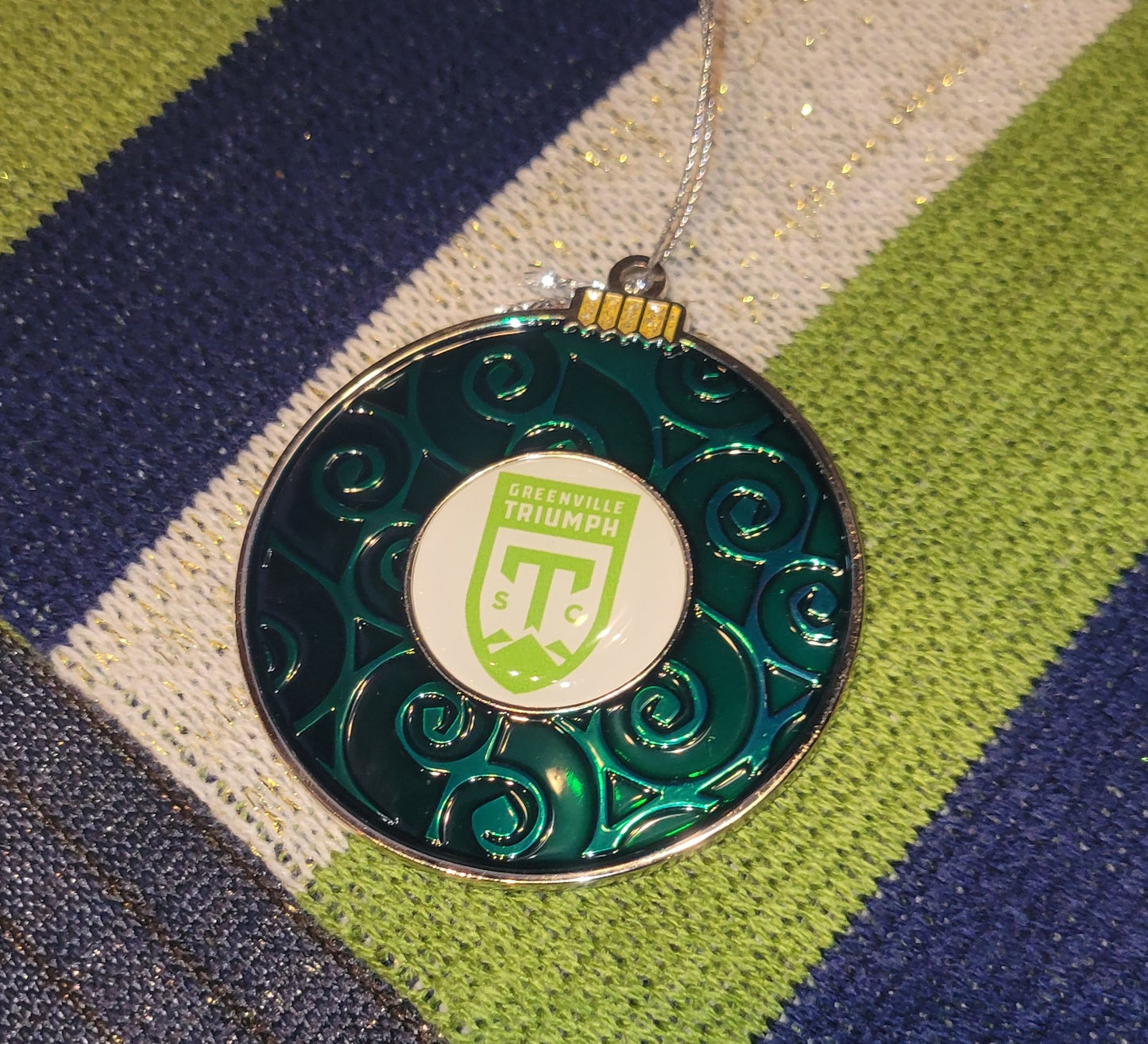 GTSC Round Metal Ornament