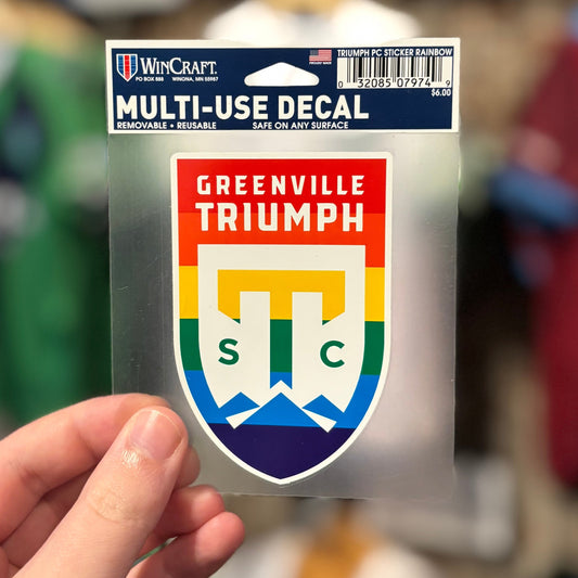 Triumph Rainbow Decal