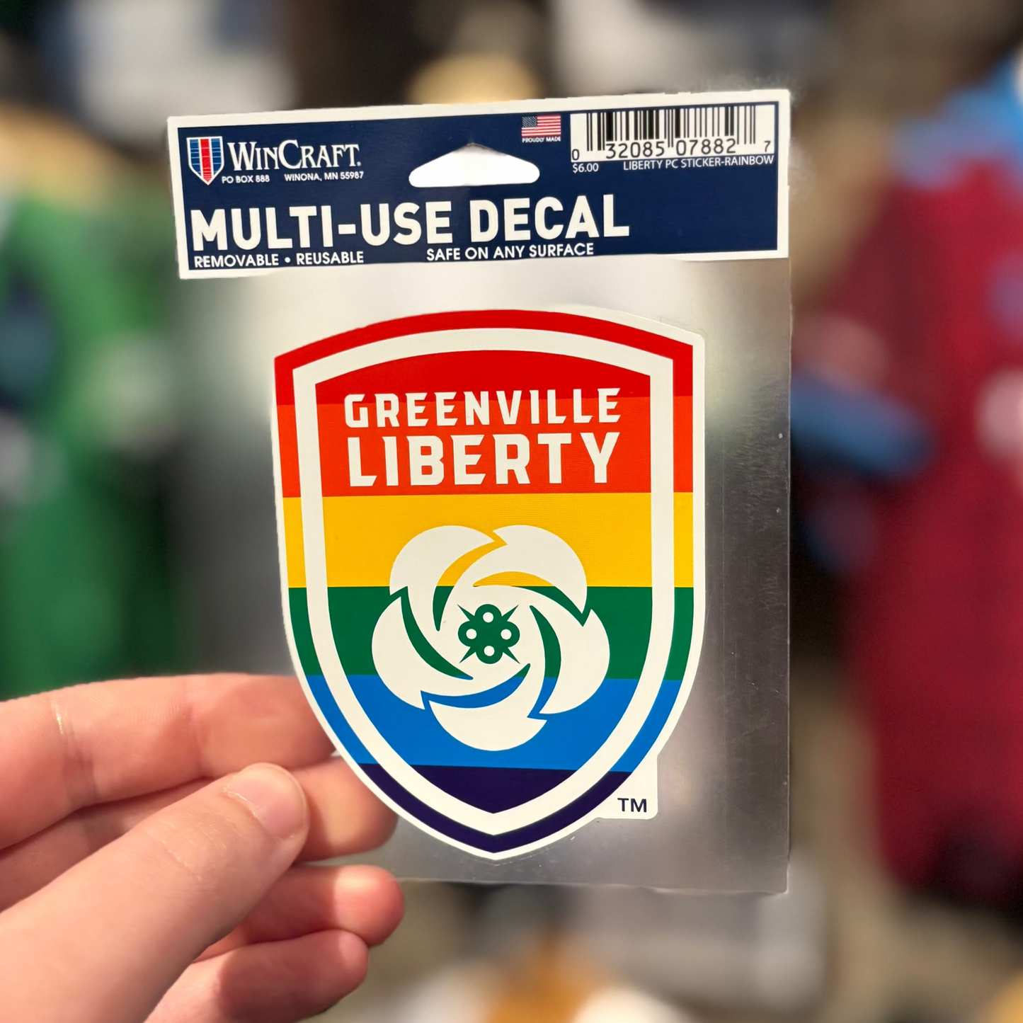 Liberty Rainbow Decal