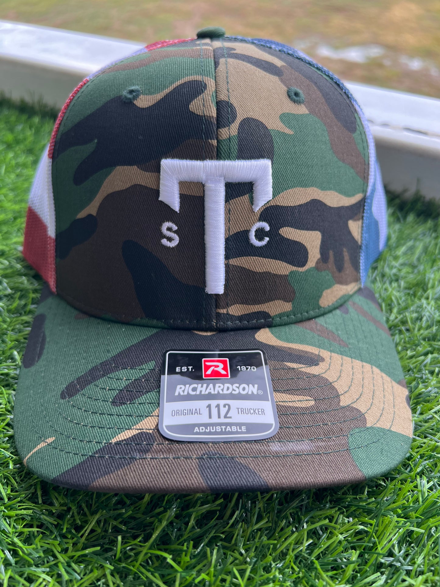 Triumph sTc Hat - Camo USA Trucker