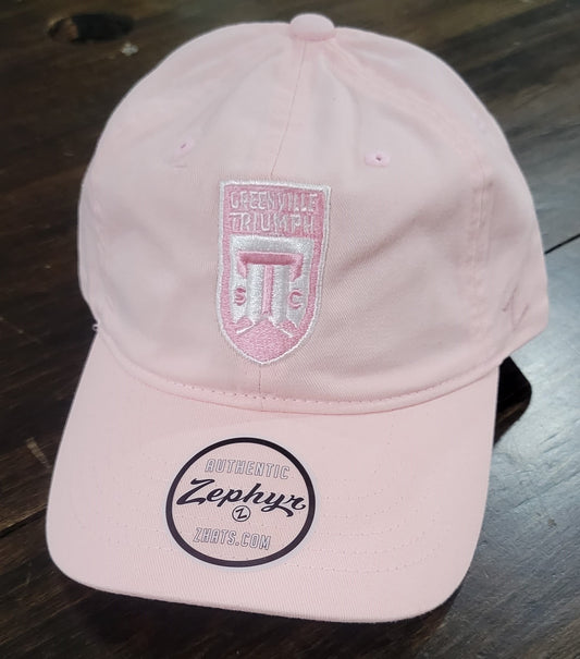 Zephyr Scholarship Adjustable Hat in Light Pink