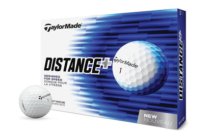 TaylorMade Distance+ Golf Balls, Sleeve